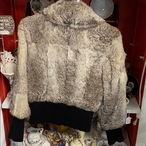 Vintage rabbit fur jacket